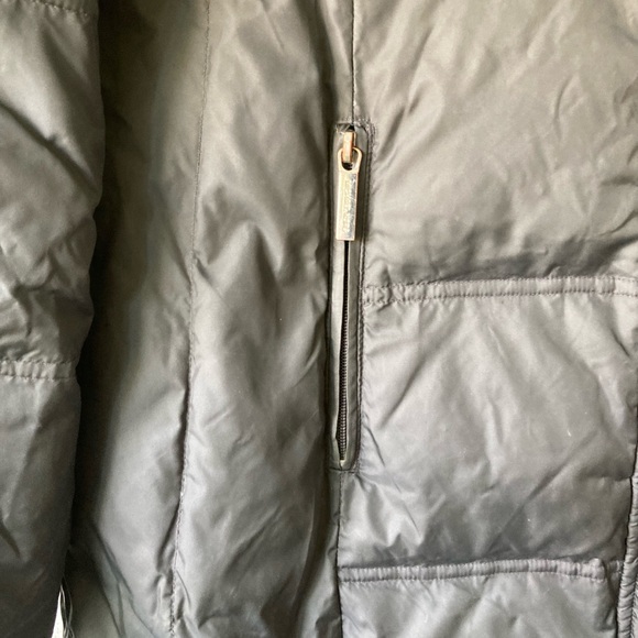 Michael Kors Dark Grey Nylon Polyester Down Hooded Puffer Winter Coat size L - Picture 3 of 16